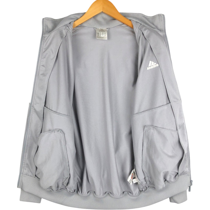 00'S adidas jersey track jacket, men's size S polyester gray type Vintage Second Hand