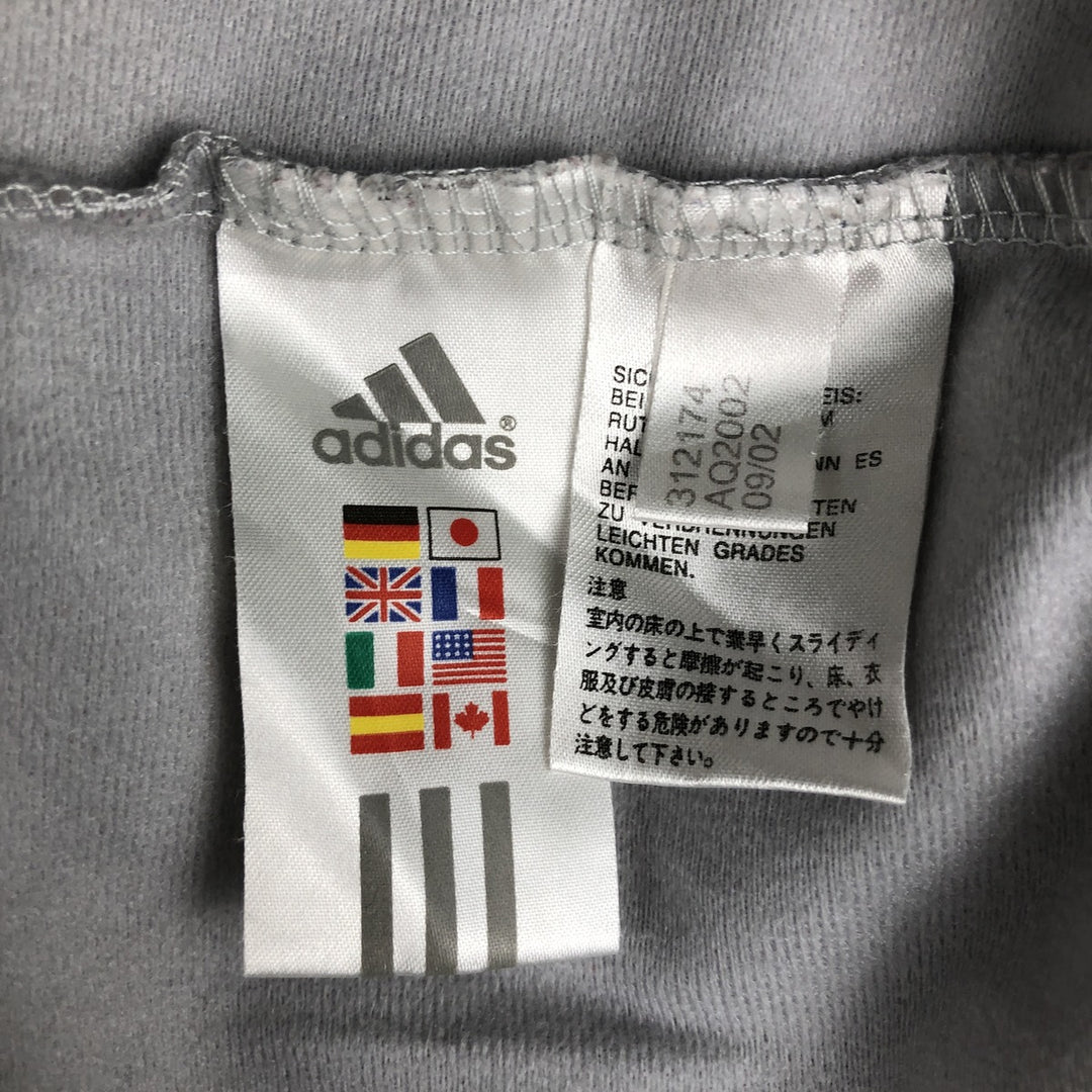 00'S adidas jersey track jacket, men's size S polyester gray type Vintage Second Hand