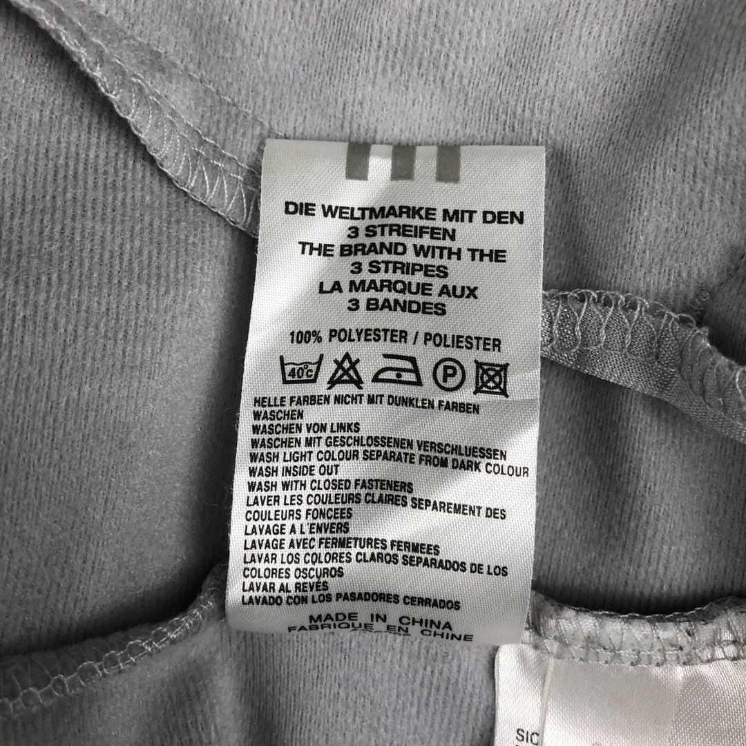 00'S adidas jersey track jacket, men's size S polyester gray type Vintage Second Hand