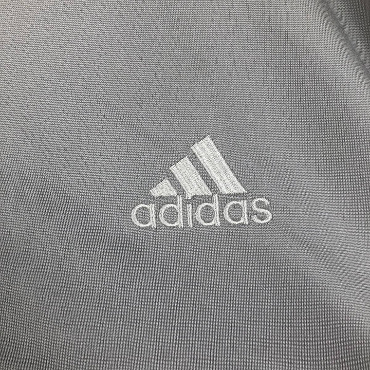 00'S adidas jersey track jacket, men's size S polyester gray type Vintage Second Hand