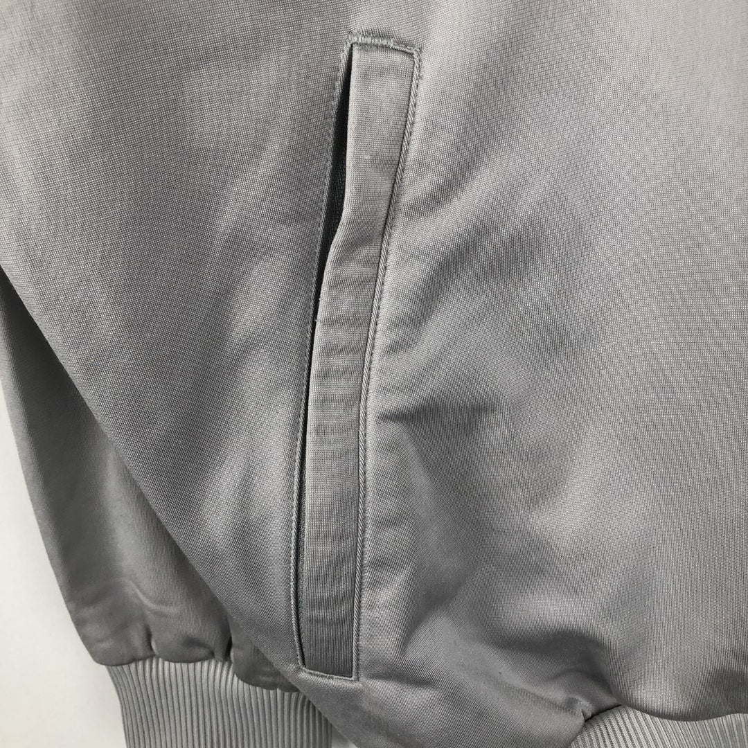 00'S adidas jersey track jacket, men's size S polyester gray type Vintage Second Hand