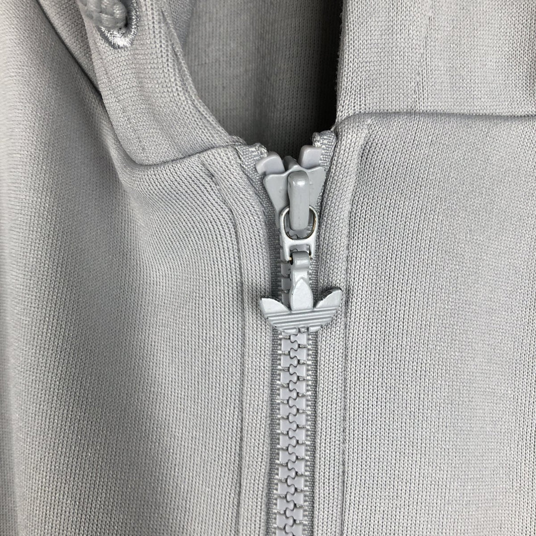 2000'S Adidas Originals Trefoil Logo Track Jacket/Hoodie - Men's Size XL (approx.) polyester gray type Vintage Second Hand