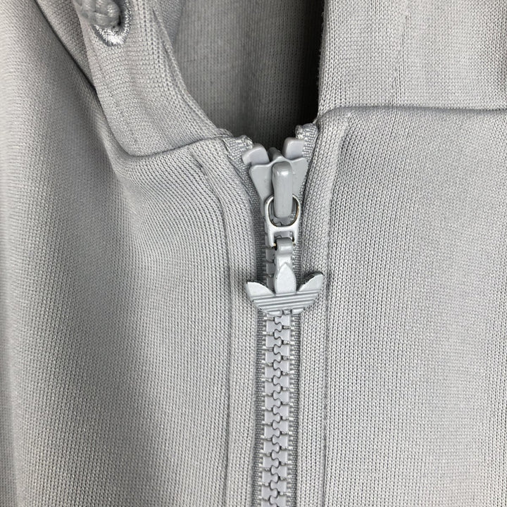 2000'S Adidas Originals Trefoil Logo Track Jacket/Hoodie - Men's Size XL (approx.) polyester gray type Vintage Second Hand