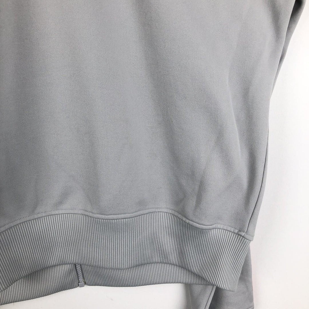 2000'S Adidas Originals Trefoil Logo Track Jacket/Hoodie - Men's Size XL (approx.) polyester gray type Vintage Second Hand