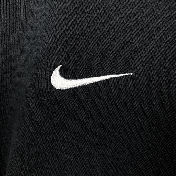 Nike One Point Logo Sweatshirt, Trainer, Men's Size L cotton black type Vintage Second Hand