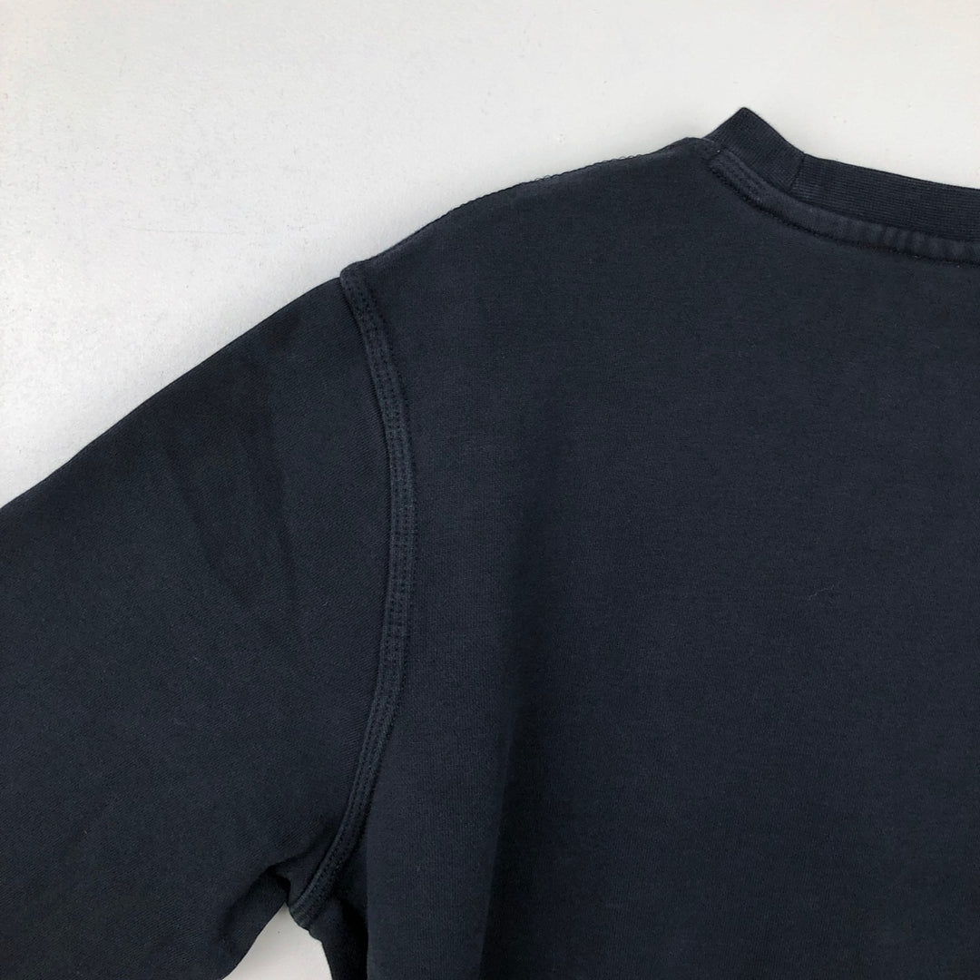 Nike One Point Logo Sweatshirt, Trainer, Men's Size L cotton black type Vintage Second Hand