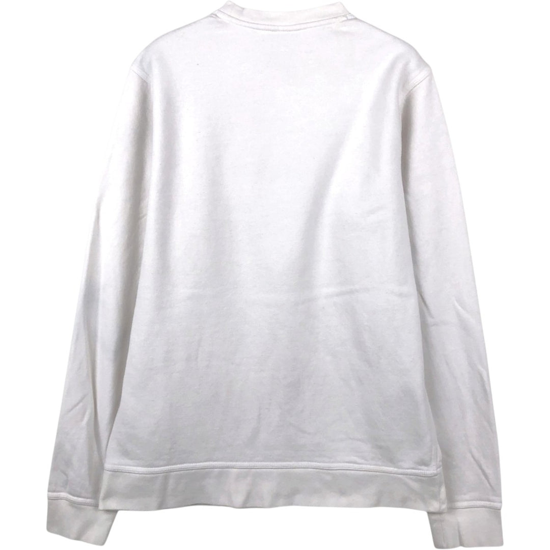 Nike One Point Logo Sweatshirt, Trainer, Men's Size L cotton white type Vintage Second Hand