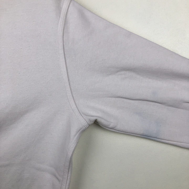 Nike One Point Logo Sweatshirt, Trainer, Men's Size L cotton white type Vintage Second Hand
