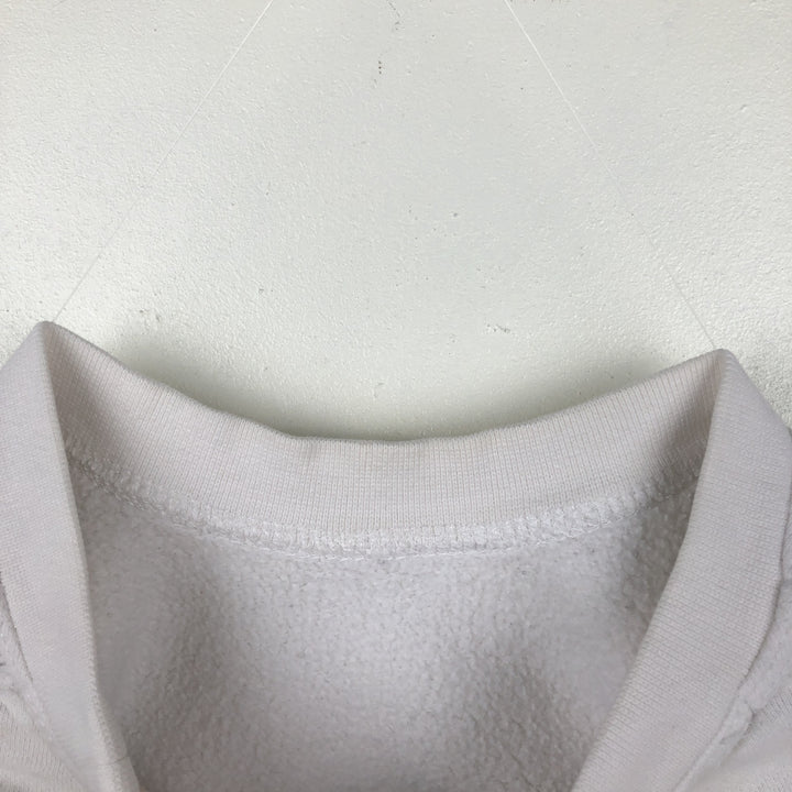 Nike One Point Logo Sweatshirt, Trainer, Men's Size L cotton white type Vintage Second Hand