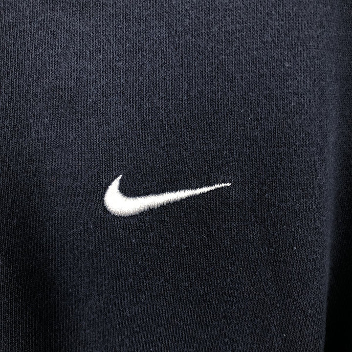 Nike One Point Logo Sweatshirt, Trainer, Men's Size L cotton black type Vintage Second Hand