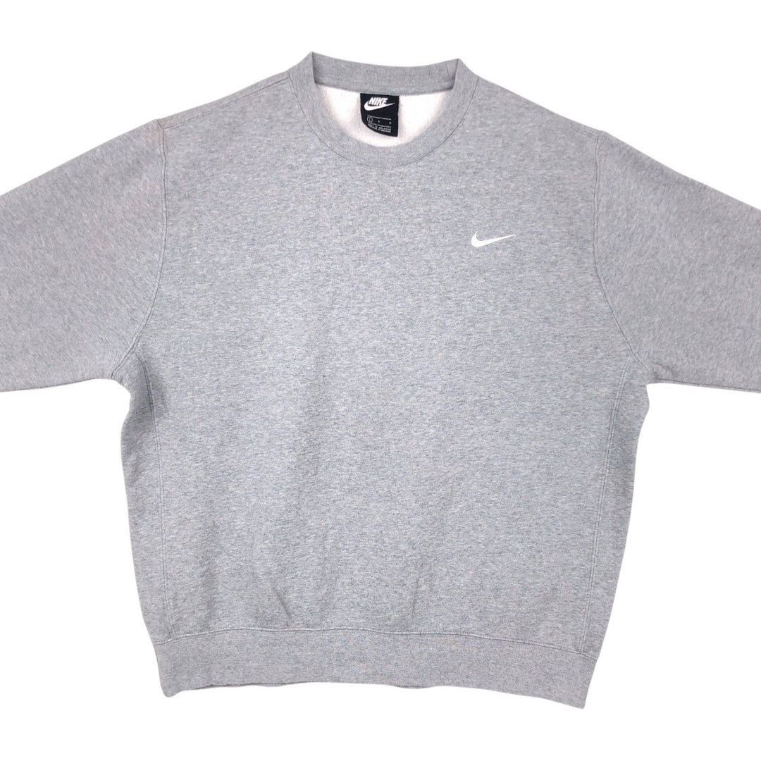 Nike One Point Logo Sweatshirt, Trainer, Men's Size L cotton gray type Vintage Second Hand