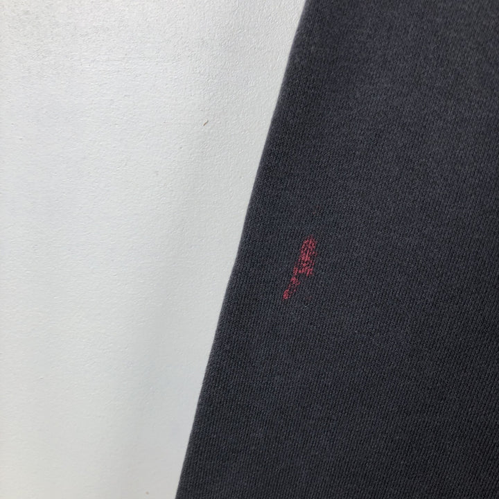 Nike TEAM Logo Sweatshirt (Men's Size L) cotton black type Vintage Second Hand