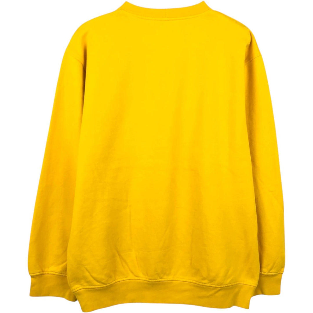 Nike Center Logo Sweatshirt (Men's Size L) cotton yellow type Vintage Second Hand