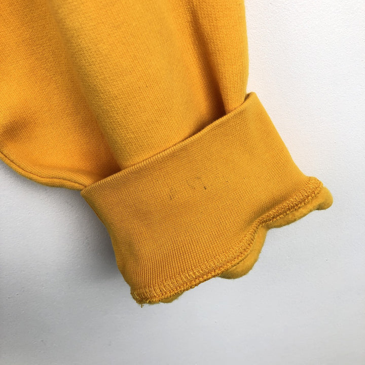 Nike Center Logo Sweatshirt (Men's Size L) cotton yellow type Vintage Second Hand
