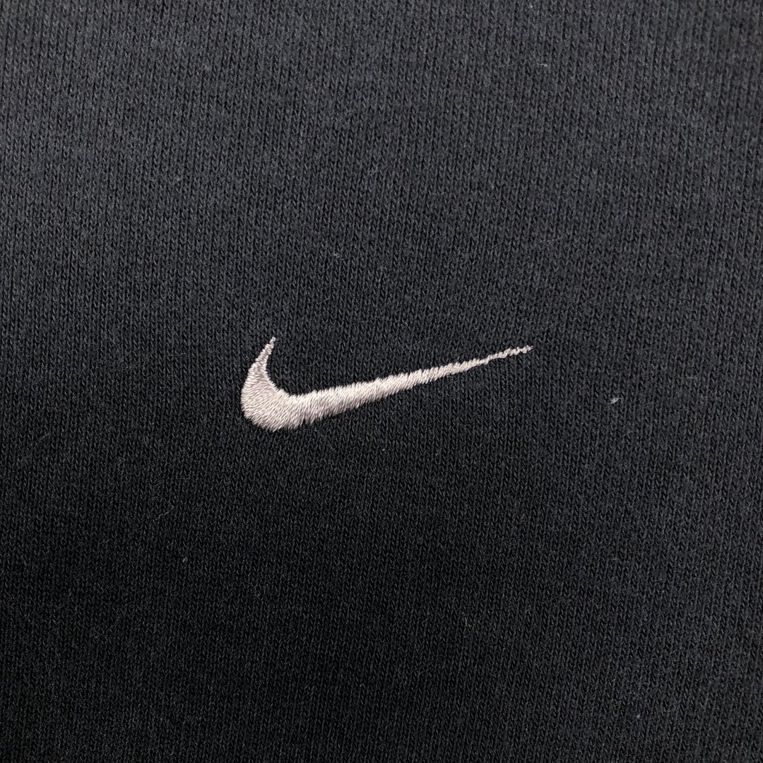Nike One Point Logo Sweatshirt, Trainer, Men's XL cotton black type Vintage Second Hand