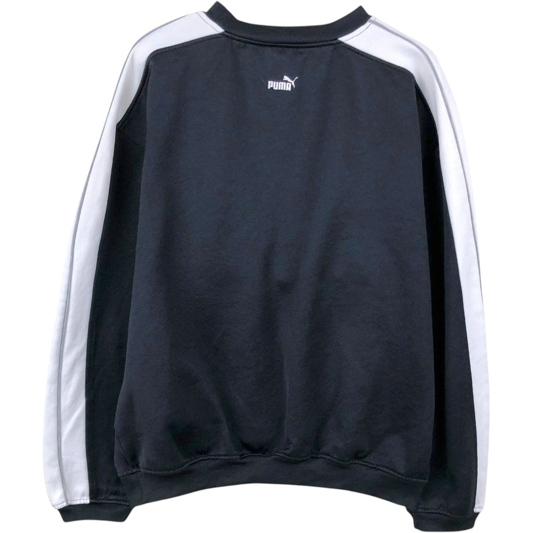 90'S Puma Logo Sweatshirt, Men's Size XL (approx.), Vintage polyester black type Vintage Second Hand