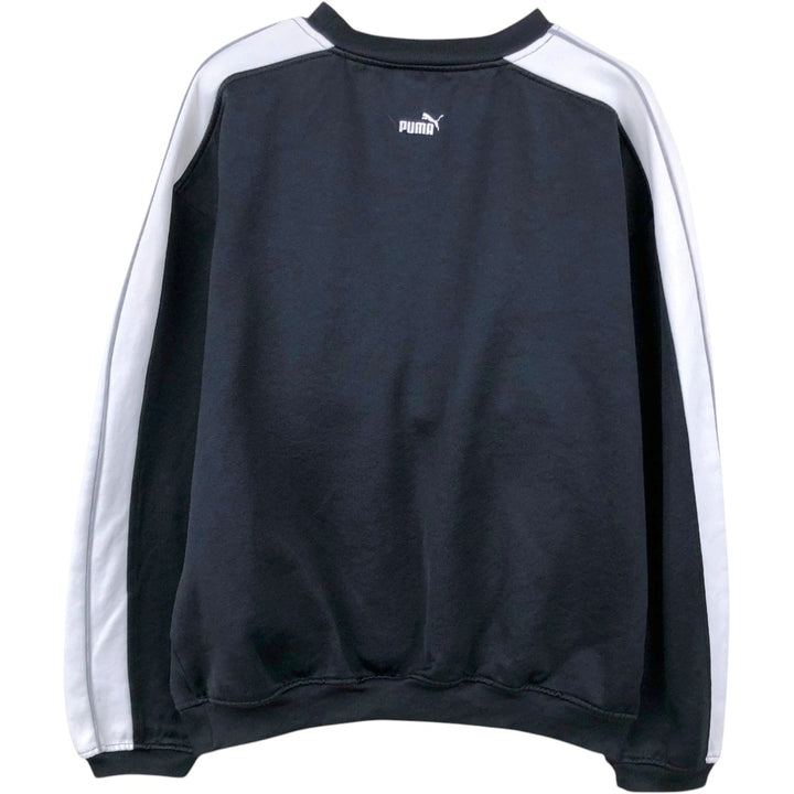 90'S Puma Logo Sweatshirt, Men's Size XL (approx.), Vintage polyester black type Vintage Second Hand