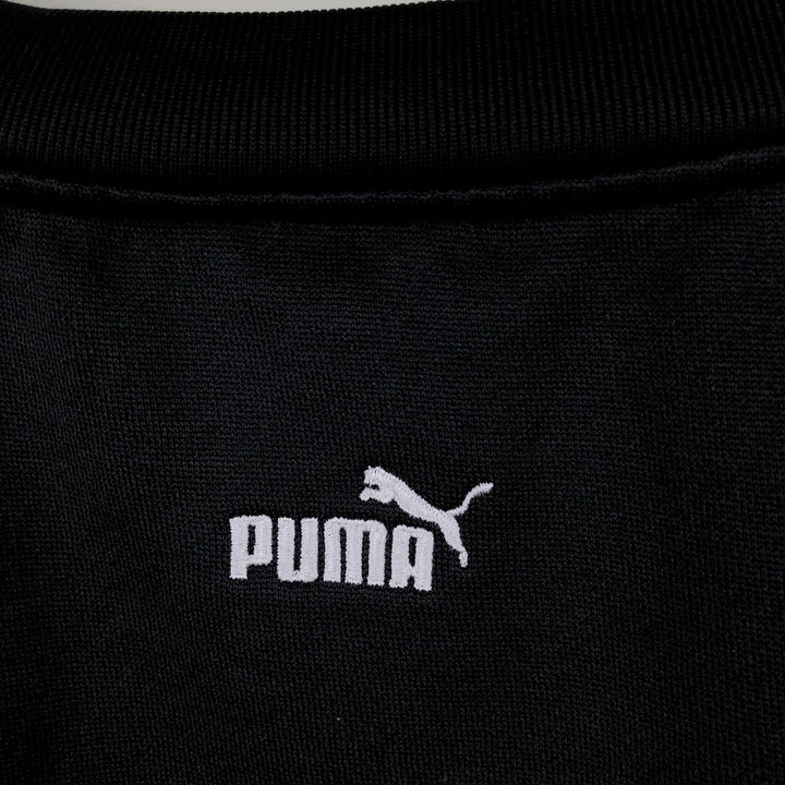 90'S Puma Logo Sweatshirt, Men's Size XL (approx.), Vintage polyester black type Vintage Second Hand