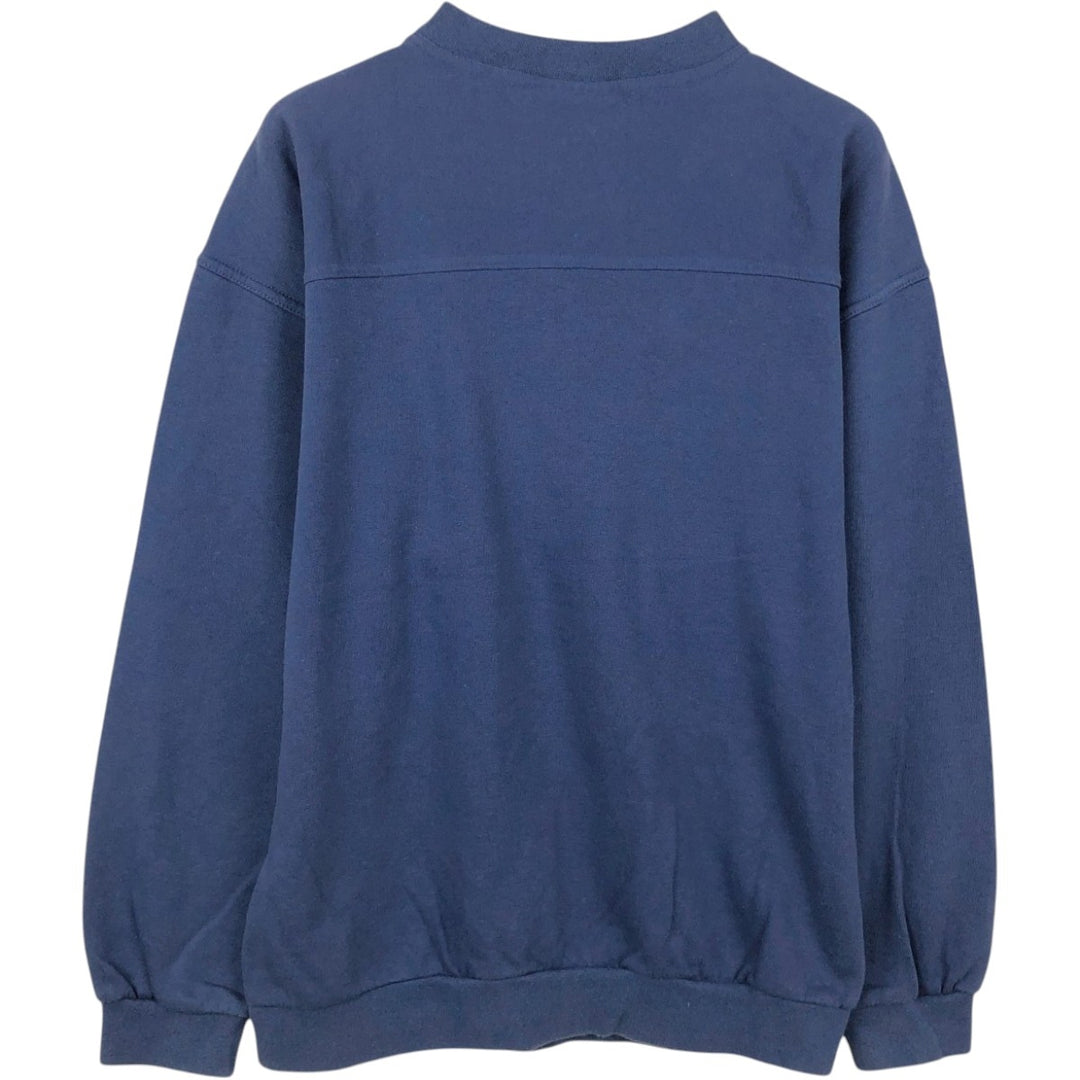 Vintage 90'S Reebok logo sweatshirt, size M, men's cotton navy blue type Vintage Second Hand