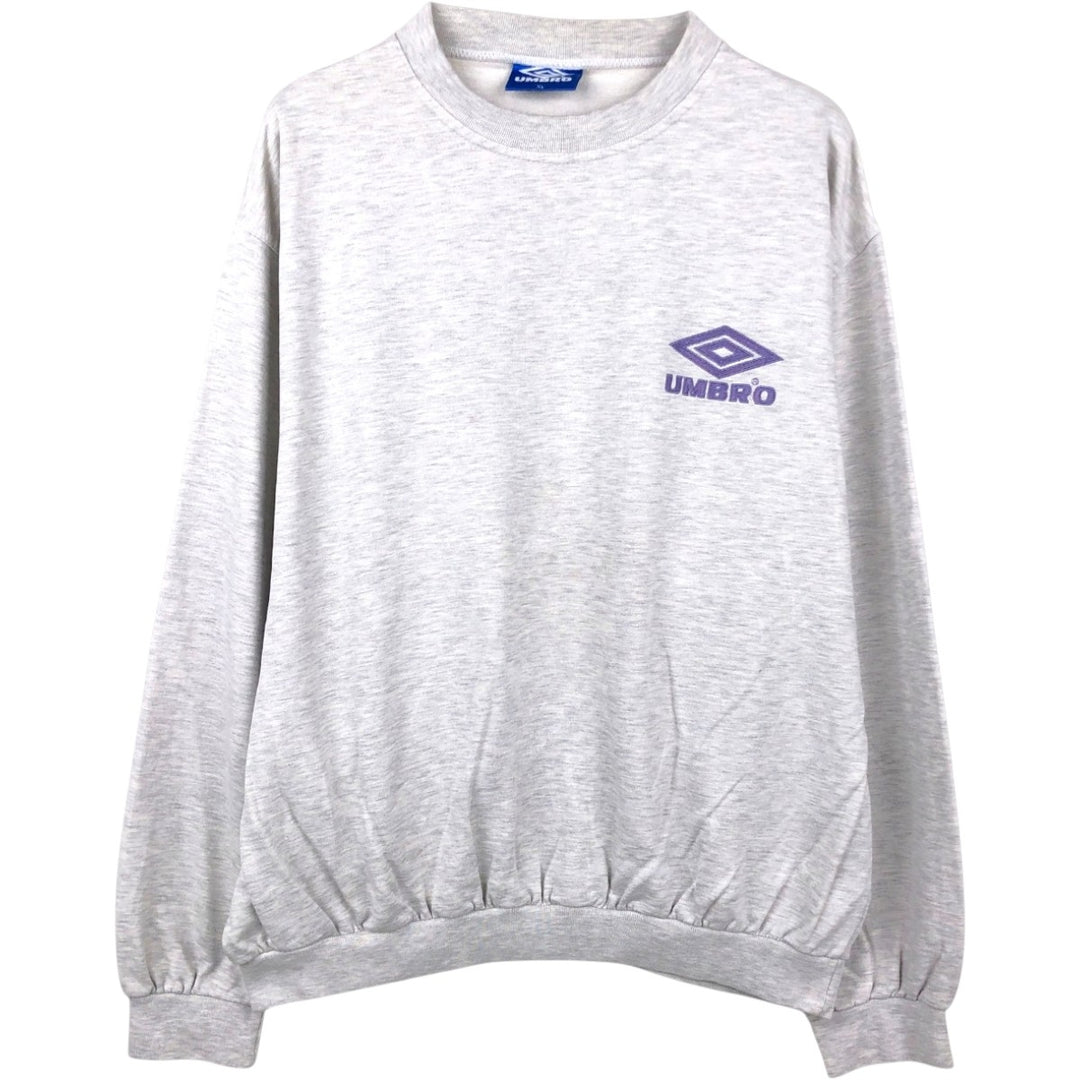 Vintage 90'S Umbro logo sweatshirt, men's size XL cotton white type Vintage Second Hand