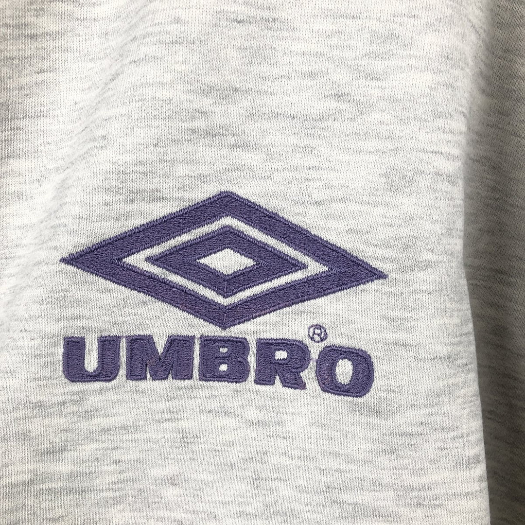 Vintage 90'S Umbro logo sweatshirt, men's size XL cotton white type Vintage Second Hand