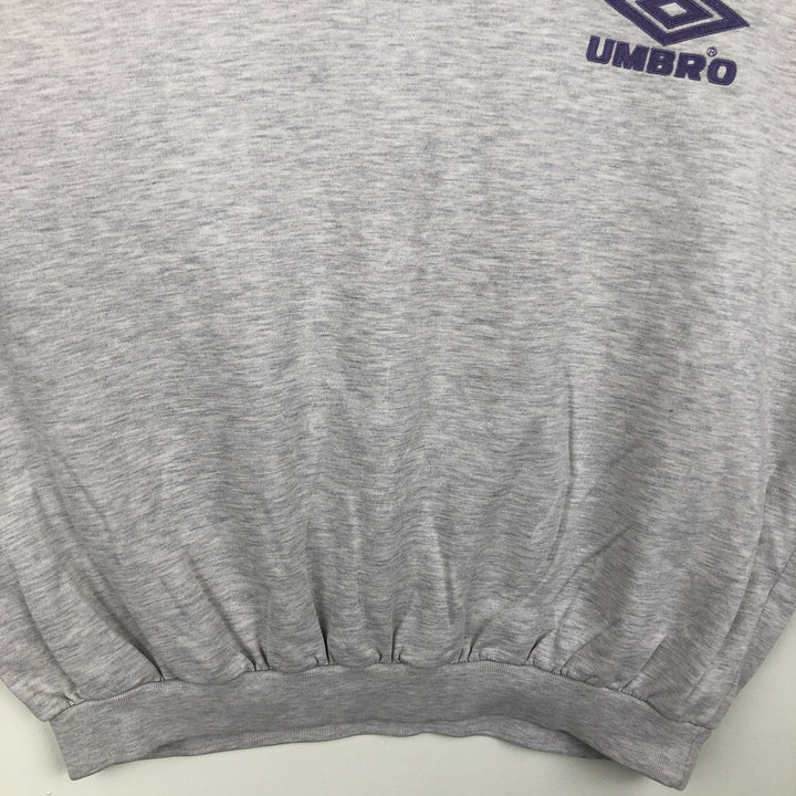 Vintage 90'S Umbro logo sweatshirt, men's size XL cotton white type Vintage Second Hand