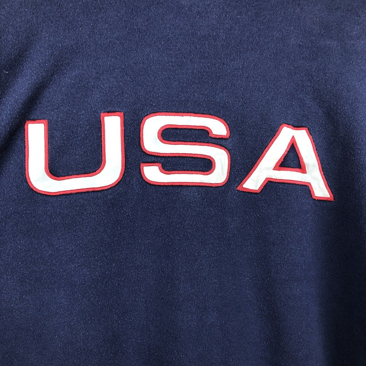 90'S Nike Logo Sweatshirt, Men's XL Size Vintage cotton navy blue type Vintage Second Hand