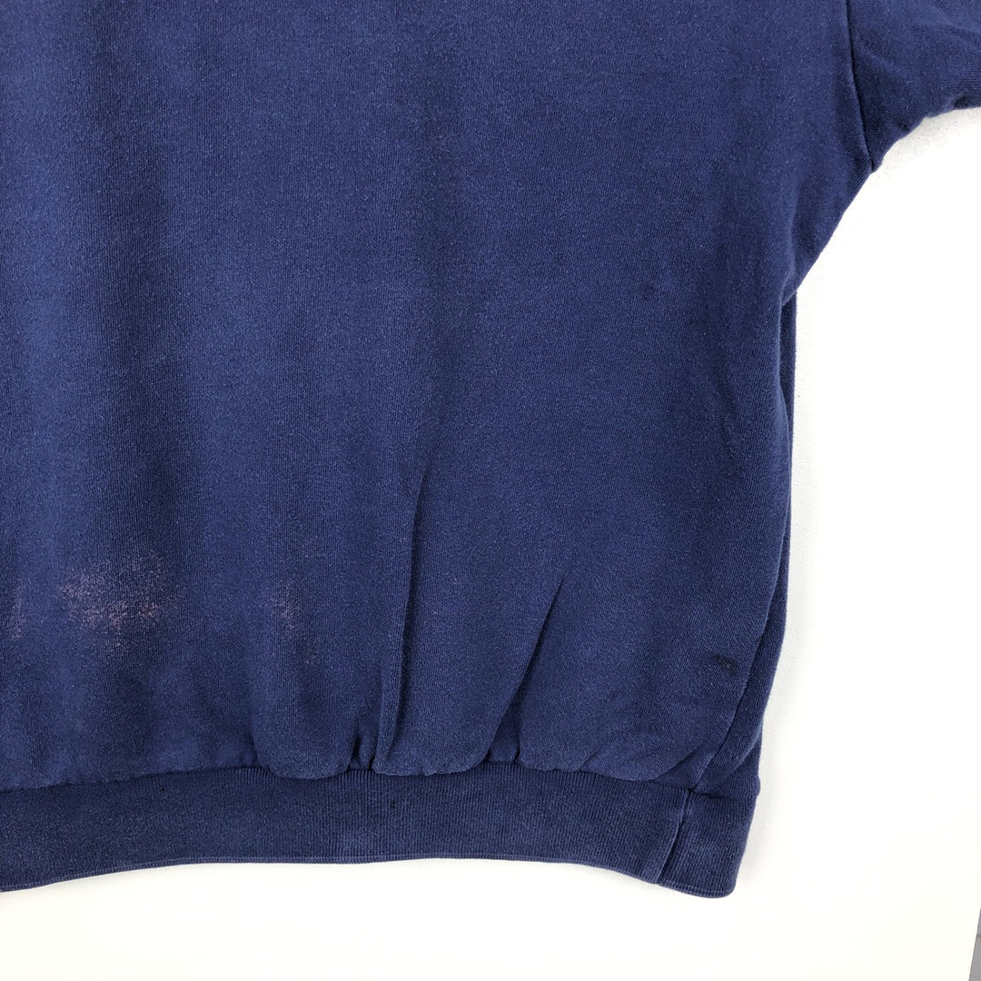 90'S Nike Logo Sweatshirt, Men's XL Size Vintage cotton navy blue type Vintage Second Hand