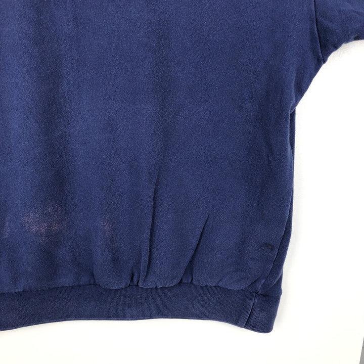 90'S Nike Logo Sweatshirt, Men's XL Size Vintage cotton navy blue type Vintage Second Hand