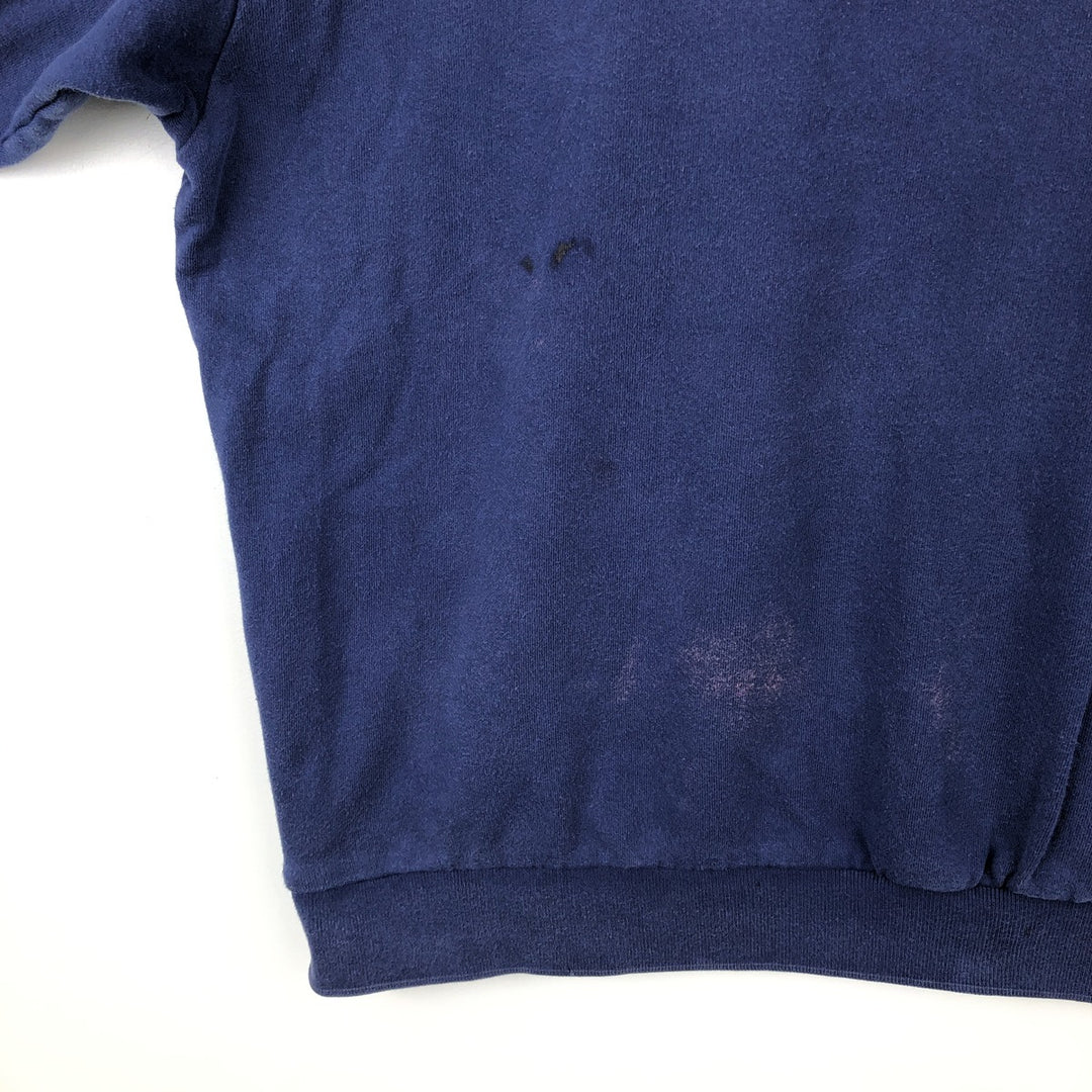 90'S Nike Logo Sweatshirt, Men's XL Size Vintage cotton navy blue type Vintage Second Hand