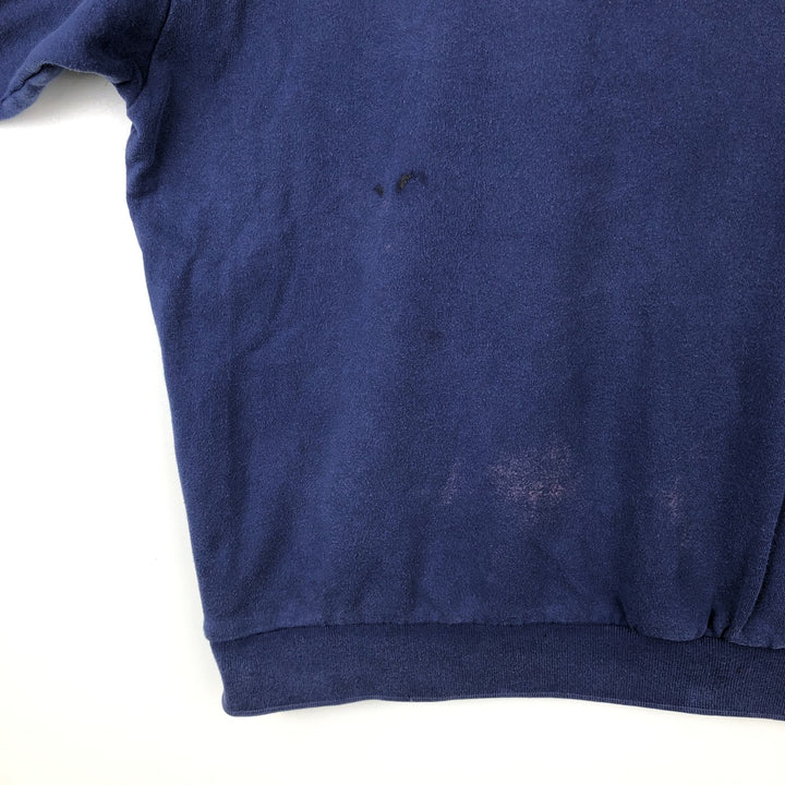 90'S Nike Logo Sweatshirt, Men's XL Size Vintage cotton navy blue type Vintage Second Hand