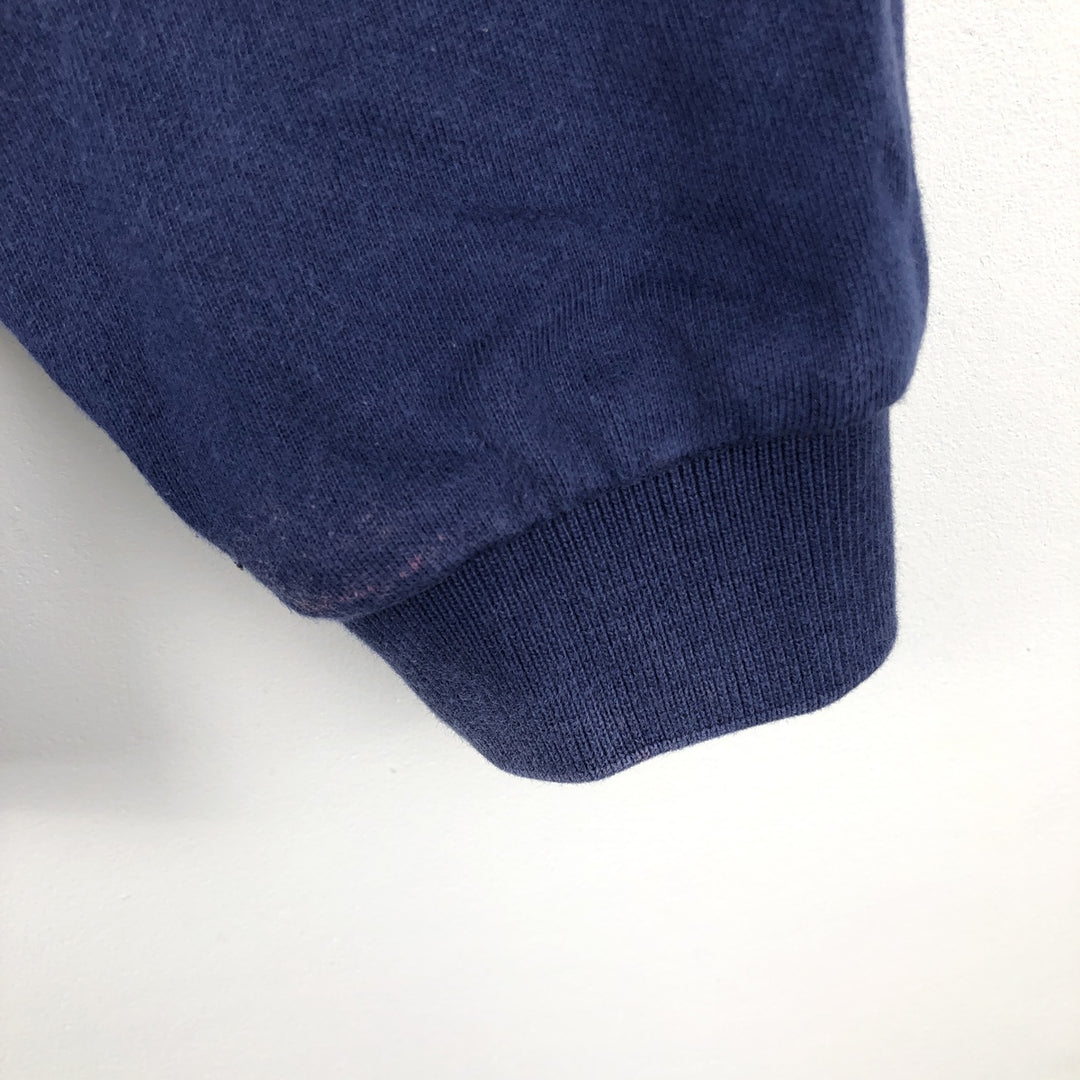 90'S Nike Logo Sweatshirt, Men's XL Size Vintage cotton navy blue type Vintage Second Hand