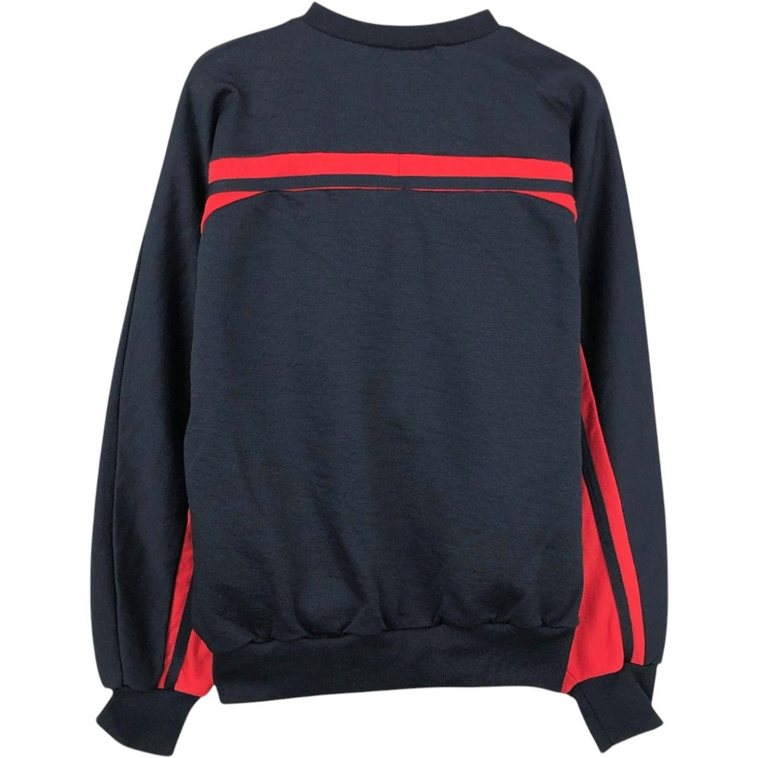 80'S Adidas logo sweatshirt, men's size S (approx.), vintage. polyester black type Vintage Second Hand