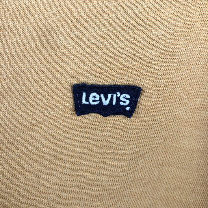 90'S Levi's logo sweatshirt, men's size M (approx.), vintage. cotton yellow type Vintage Second Hand
