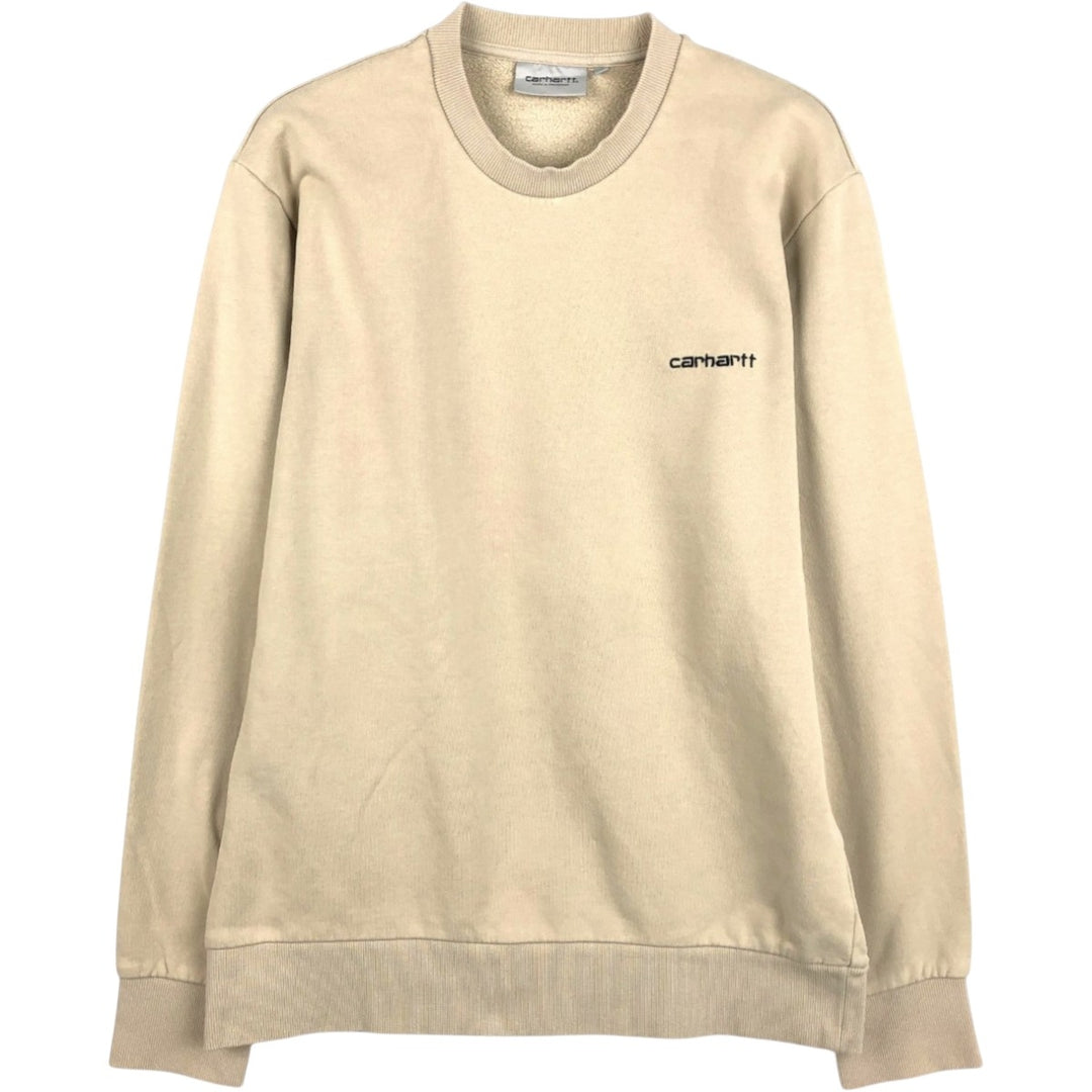 Carhartt Work in Progress sweatshirt, men's size M. cotton Beige type Vintage Second Hand