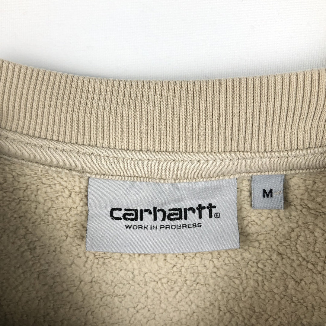 Carhartt Work in Progress sweatshirt, men's size M. cotton Beige type Vintage Second Hand