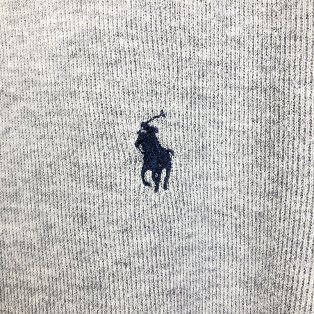 Ralph Lauren POLO RALPH LAUREN ESTATE RIB One-Point Logo Sweatshirt (Men's Size S) unclear gray type Vintage Second Hand