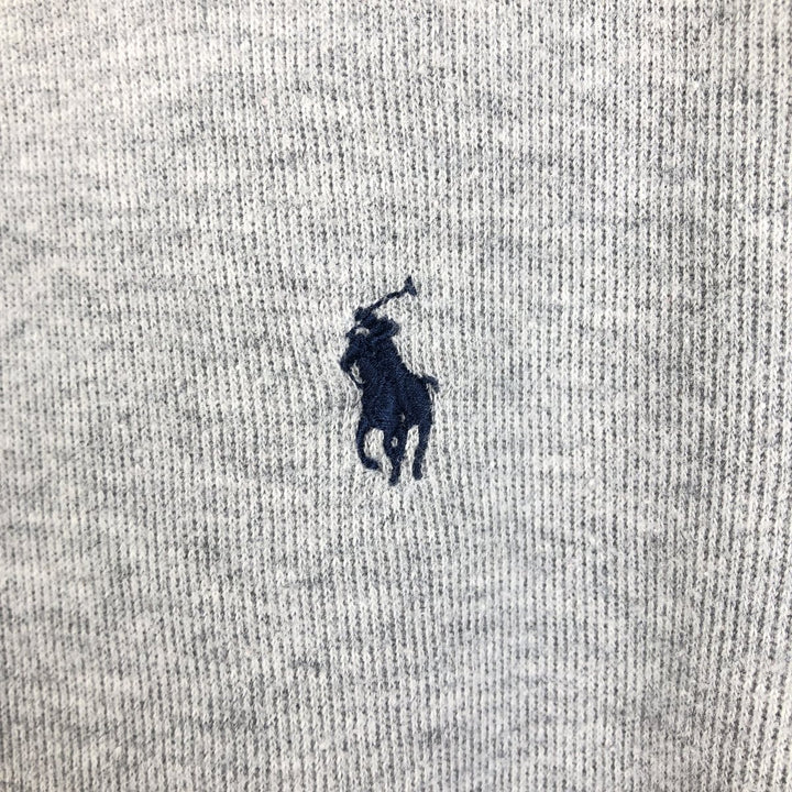 Ralph Lauren POLO RALPH LAUREN ESTATE RIB One-Point Logo Sweatshirt (Men's Size S) unclear gray type Vintage Second Hand