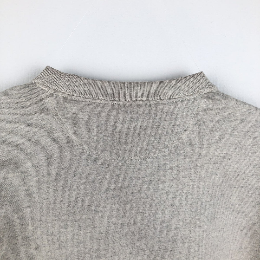2000'S LLBean One-Point Logo Sweatshirt, Men's Size L (approx.) cotton pale white type Vintage Second Hand