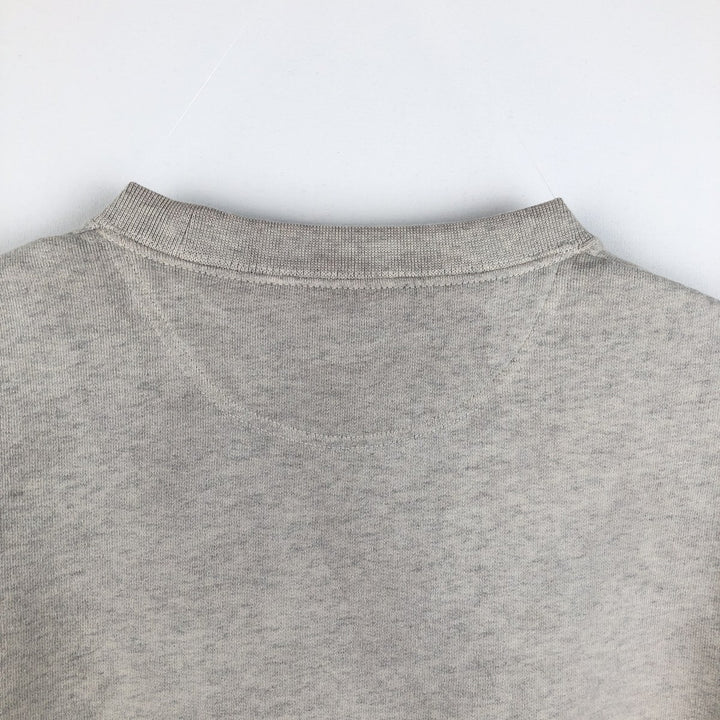 2000'S LLBean One-Point Logo Sweatshirt, Men's Size L (approx.) cotton pale white type Vintage Second Hand