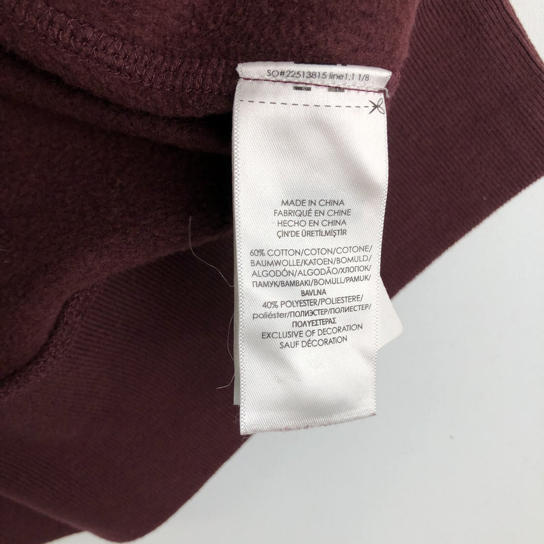 Ralph Lauren POLO by Ralph Lauren One Point Logo Sweatshirt Trainer Men's S Size cotton burgundy type Vintage Second Hand