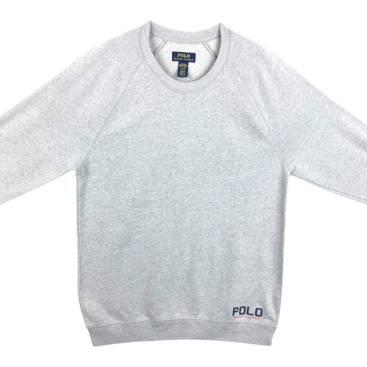 Ralph Lauren POLO Ralph Lauren One-Point Logo Sweatshirt, Men's Size M (approx.) cotton gray type Vintage Second Hand