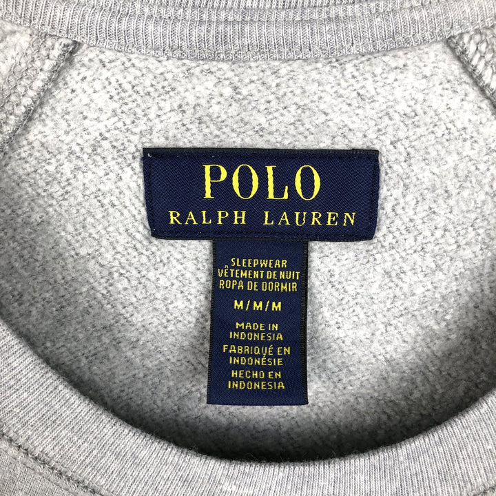 Ralph Lauren POLO Ralph Lauren One-Point Logo Sweatshirt, Men's Size M (approx.) cotton gray type Vintage Second Hand