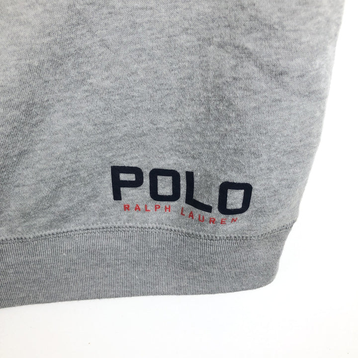 Ralph Lauren POLO Ralph Lauren One-Point Logo Sweatshirt, Men's Size M (approx.) cotton gray type Vintage Second Hand