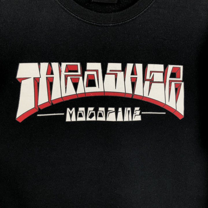 90'S Thrasher logo sweatshirt, men's size L equivalent, vintage. unclear black type Vintage Second Hand