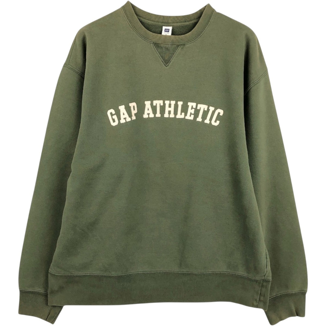 GAP Half-Button Sweatshirt, Men's Size XL (approx.) cotton Khaki type Vintage Second Hand