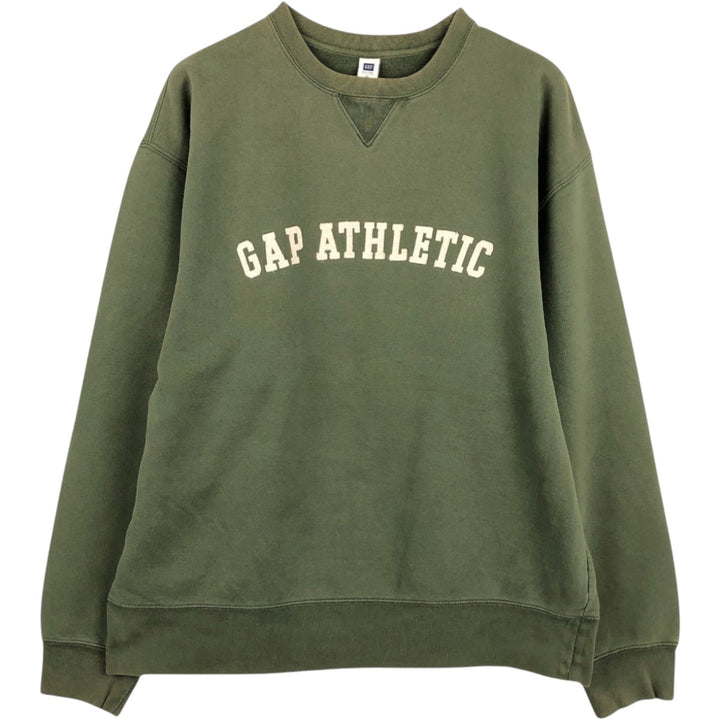 GAP Half-Button Sweatshirt, Men's Size XL (approx.) cotton Khaki type Vintage Second Hand
