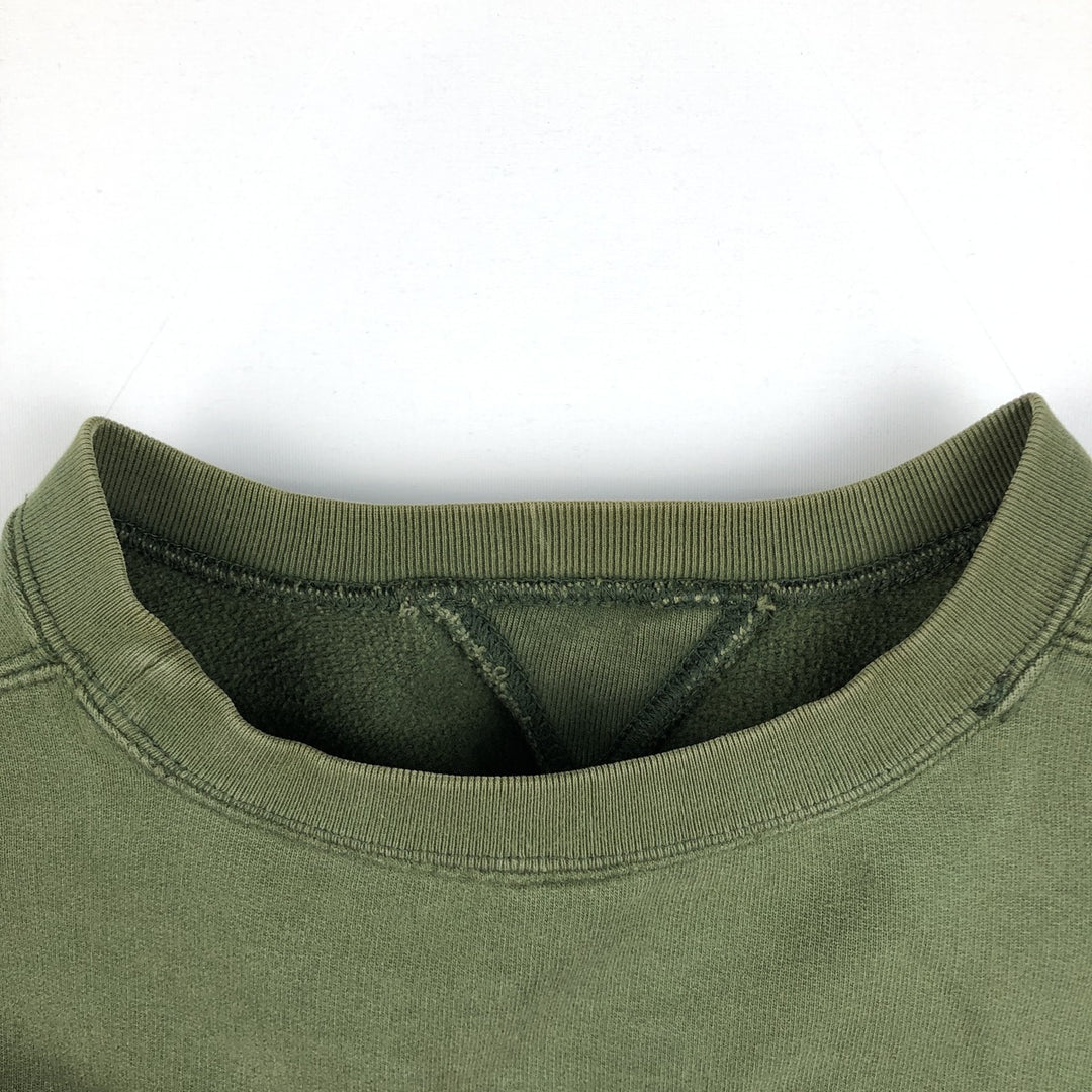 GAP Half-Button Sweatshirt, Men's Size XL (approx.) cotton Khaki type Vintage Second Hand
