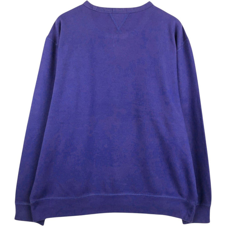 Ralph Lauren POLO RALPH LAUREN logo sweatshirt, men's XXL size cotton blue type Vintage Second Hand