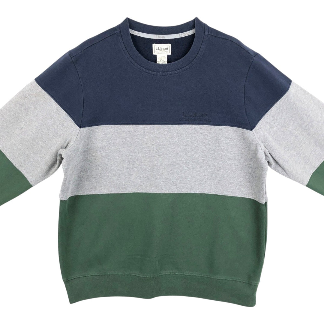 LLBean sweatshirt, men's size M (equivalent to size M) cotton Navy blue Vintage Second Hand